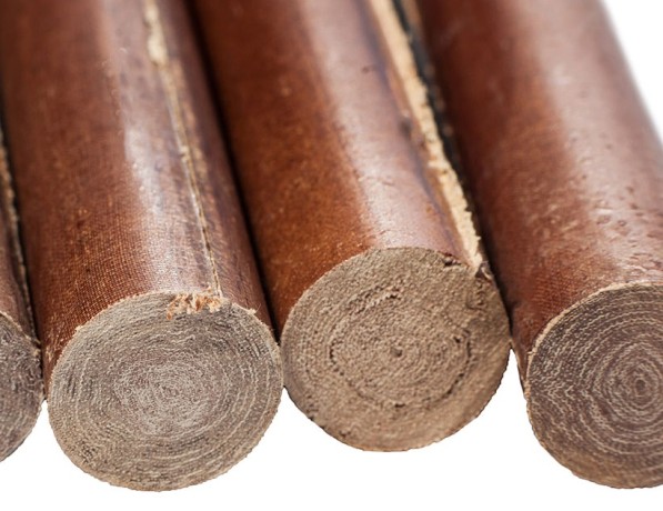 Стержень из гетинакса электротехнический V 40х550 мм ТУ 16-5755565.0118.01-89 фото