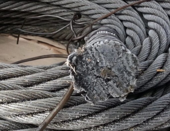 Канат стальной двойной круглопрядный правой свивки ВК ЛК-О 11,5 мм ГОСТ 3077-80 фото