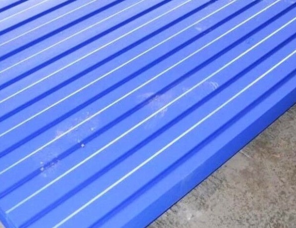 Профнастил стальной стеновой односторонний волна гладкий ультрамариново-синий С20 0,4х20х1100х1150 мм ТУ 11-2000-004-1394544-06 фото