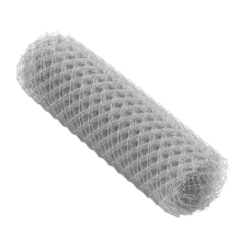 Сетка стальная рабица с ромбическими ячейками в рулоне фото