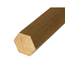 Шестигранник бронзовый прессованный фото